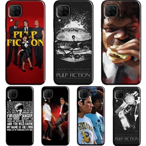 Pulp Fiction Case For Huawei P30 Lite P20 P40 Pro Mate 20 P Smart 2021 2019 Nova 5T Honor 9X 8X 10i 8A