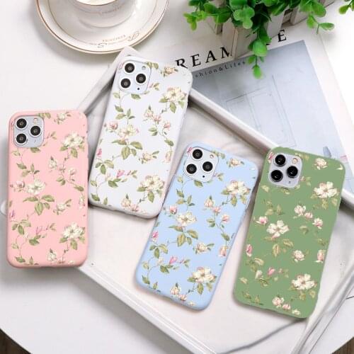Floral Coque Case For Xiaomi Redmi Note 10 9 8 6 Pro 8T 8 7 5 Mi 11 Ultra A3 9 Lite K30S K20 Poco X3 Pro F3 Luxury Silicone Cell