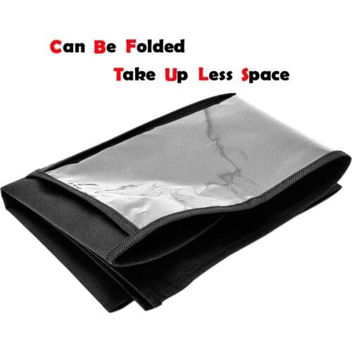 Black Durable Dustproof Hair Extensions Wigs Storage Bag Holder Protector