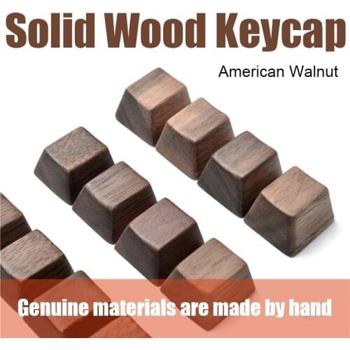 Wood keycap for mechanical keyboard walnut solid wooden keycaps spacebar Esc Cherry mx OEM