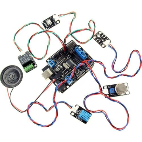 Dfrobot open source Arduino smart home speech recognition Starter Kit 2012 uno R3
