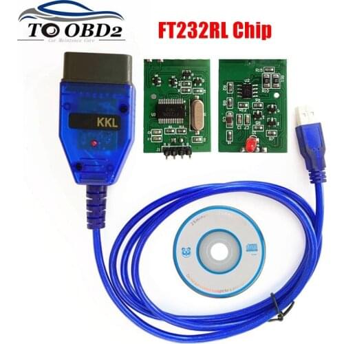 For VAG KKL 409 OBD2 Scanner with FTDI FT232RL Chip for VAG-KKL 409 Auto Diagnostic Tool for vag409 kkl OBD2 USB Interface Cable