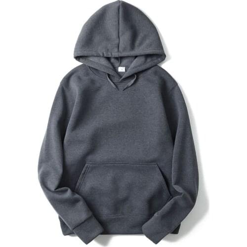 2020 New mens brand Solid color hoodies Hip Hop lovers Streetwear Couple Kangaroo pocket Fleece Sweatshirt Top M-XXL 5 colors