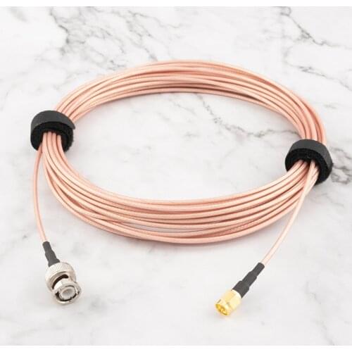 PURELINE SMA Male to BNC Male Connector RG316 / RG174 Coax Cable RF jumper Pigtail 50 ohm high temperature resistant cable