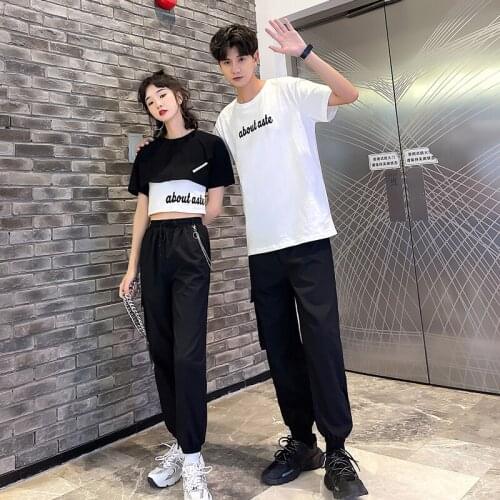 2021 New T-Shirt + Pants Couples Set couples clothes couples clothing