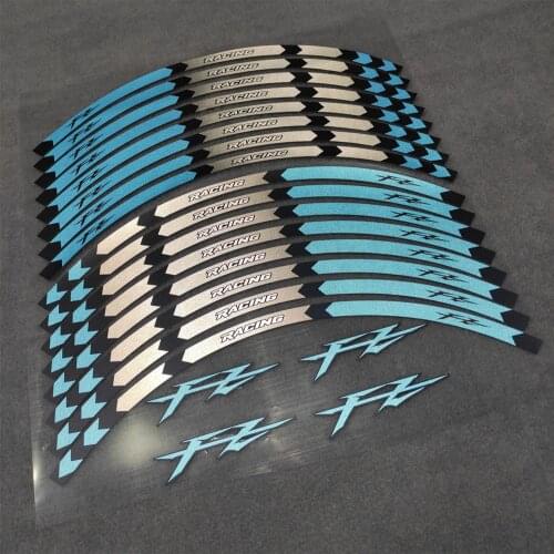 For YAMAHA FZ1 fz1 Modification High Quality Wheel Decals 17inch Rim Protector Racing Sticker Reflective Decal