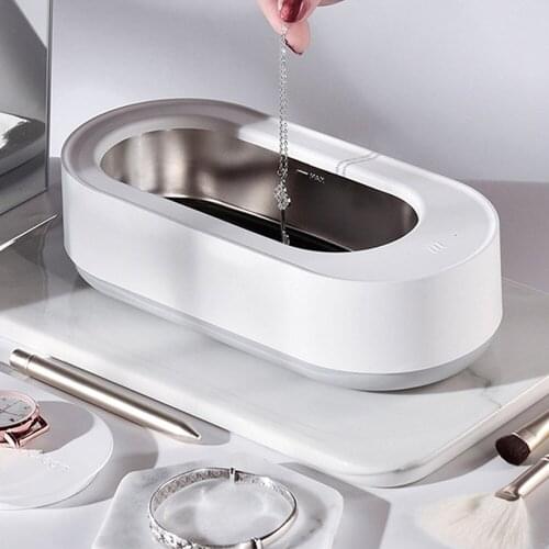 Portable Ultrasonic Cleaner Glasses Watch Jewelry Cleaning Machine Jewelry Denture Household Small Cleaner