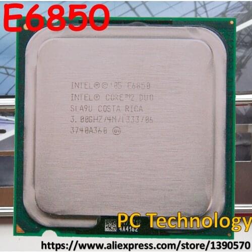 Original Intel core2 E6850 Desktop CPU 3.0GHz 4MB/1333MHz LGA775 Free shipping (ship out within 1 day)