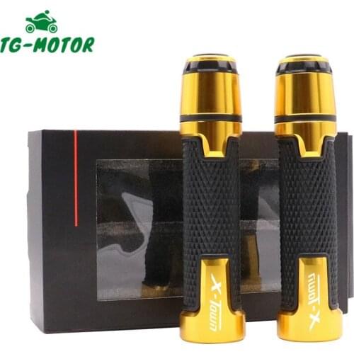TG-Motor 22mm handlebar Grips Anti-Skid Handle ends For KYMCO XTOWN300i X-TOWN 125i 300i x town 125 300 Motorcycle Accessories