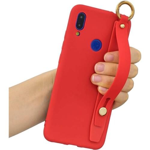 Wrist Strap Hand Band silicone case For Redmi Note 7 6 5 Pro Note 4X 5A 6A 5 Plus S2 7A K20 GO For Xiaomi Mi 6X 5X Pocophone F1