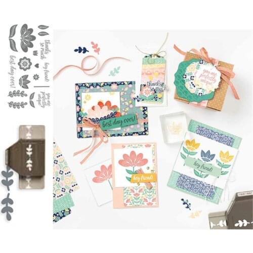 Plant Stencil Metal Cutting Dies And Stamps For DIY Scrapbooking Photo Album Decoration Handmade Embossed Card Craft New Arrival