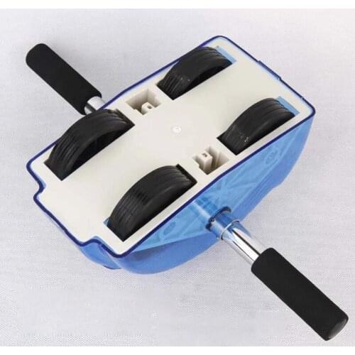Abdominal Wheel 4 Roller Wheel Abdominal Muscle Exerciser with Gear for Home Gym Workout RW