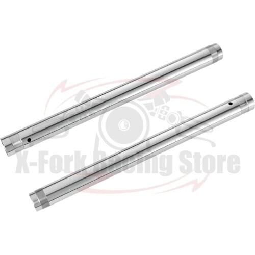 Front Fork Tubes Inner Fork Pipes Silver Pair For YAMAHA XP500 T-MAX530 2015-2016 2PW-23110-00-00 41x512mm
