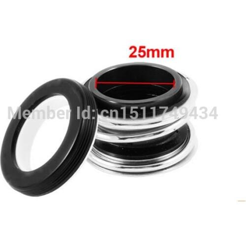 Single Coil Spring Water Pump Mechanical Shaft Seal 0.98" Dia 2pcs
