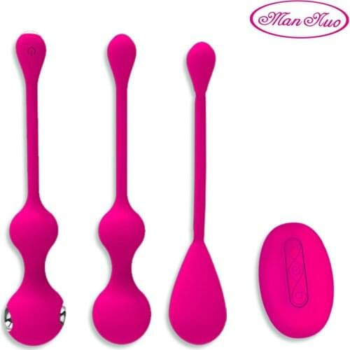 Man Nuo Kegel Balls Vibrator Remote Vibrating Egg Sex Toys for Woman Vaginal Tightening Boule Geisha Muscle Shrink Sex Machine