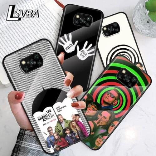 Umbrella Academy For Xiaomi POCO F3 F2 X3 NFC X2 M2 Pro Tempered Glass Hot New Shell Luxury Cover Phone Case