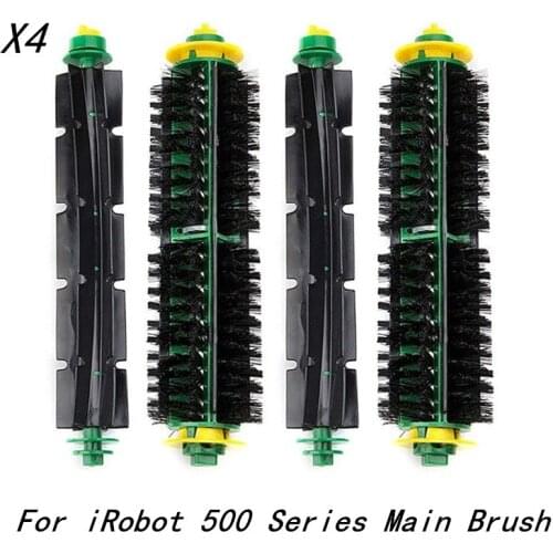 2 Set Washable Main Roller Brush Accessroies kit for iRobot Roomba 500 series 529 530 560 570 580 590 Robot Vacuum Cleaner Parts