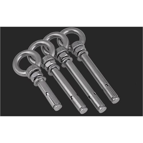 304 stainless steel Expansion bolts expansion pull explosion screw M6 M8 M10 M12 M14 M16 ribbon expansion ring with ring wall