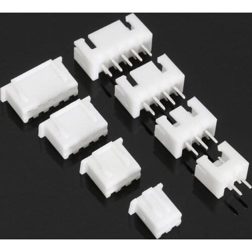 40PCS XH2.54 2p 3p 4p 5 pin 2.54mm Pitch Terminal Kit Housing Pin Header JST Connector Wire Connectors Adaptor XH Kits NEW
