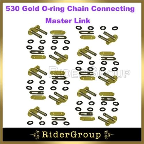 530 Gold O-ring Chain Connecting Master Link For Dirt Bike ATV Go Kart Motorcycle