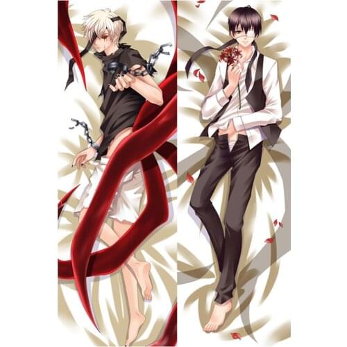 Anime Tokyo Ghoul Pillow Covers Kaneki Ken Mask Touka Kirishima Dakimakura Case 3D Double-sided Bedding Hugging Body Pillowcase