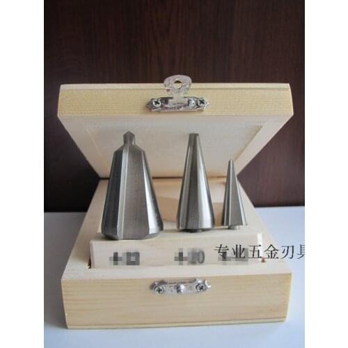 Free shipping - 3-Piece Step Drill Bits Set