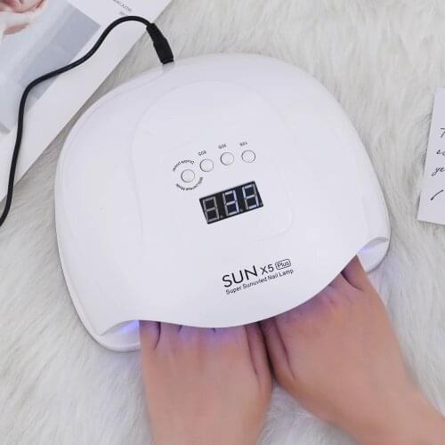 114/90/72W UV LED Nail Lamp Dryer 57 LEDs Quick Drying Nail Gel Polish Manicure Pedicure Professional Nail Home Salon Tool
