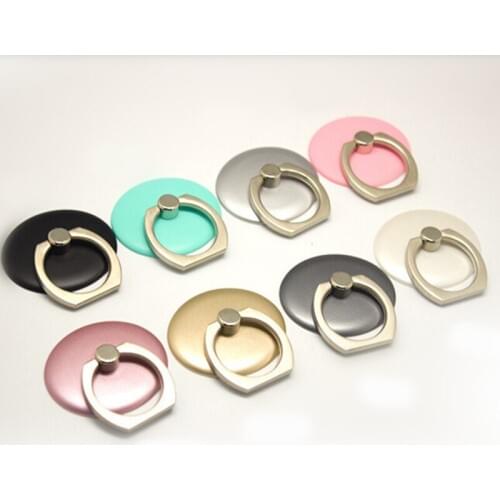 50pcs/LOT Reuse Circle Finger Ring Smartphone Phone Stand Holder Mobile Phone Holder Stand For iPhone Huawei All Phone