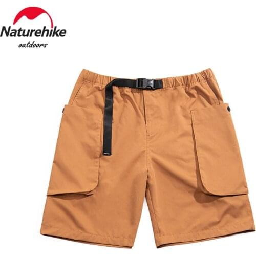 Naturehike Functional Shorts Outdoor Leisure Loose Cargo Pants Camping Hiking Pants Men
