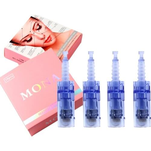 Microneedling Bayonet Microneedles 9/12/24/36 pin/ Nano Cartridge Needles For Microneedling pen Tattoo micro Needle Tip