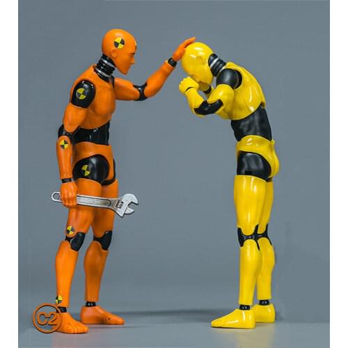 VSD003/DPS02/DPS08 1/12 Scale Male Strong Muscular/RED YASHAMAN/Testman Crash Test Dummy 6" Full Set Action Figure Model