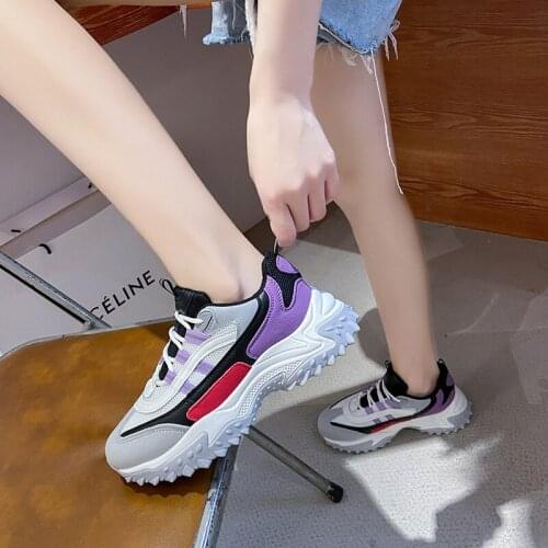 Women Sneakers 2021 Fashion Platform Sneakers Women Increase Running Shoes Women Breathable Casual Sport Shoes Zapatos Deporte