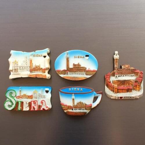 Europe Italy Spain etc. Travel Souvenir Crafts Fridge Magnetic Stickers Refrigerator Magnet Creative Collection Gift