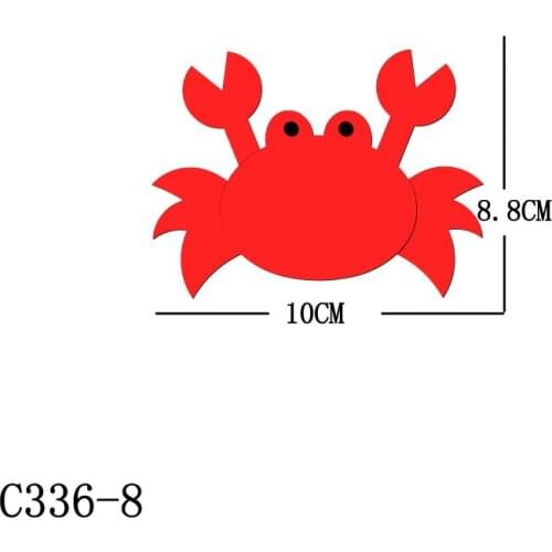 New crab Wooden die Scrapbooking C336-8 Cutting Dies Multiple sizes