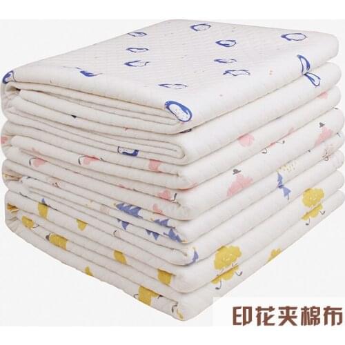 Cotton-padded Clothes Coat High Quality Quilted Warm Fabric for Babay DIY Winter Combed Cotton Lining 50x185cm Jersey Fabric