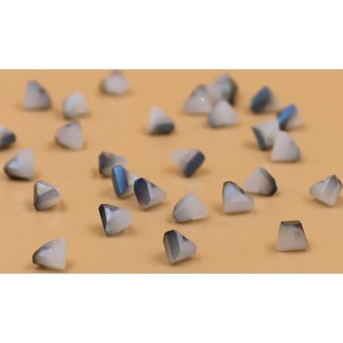 Wholesale 6mm 100pcs Triangle Austria Crystal Beads For Jewelry Making DIY Handmade Bracelet