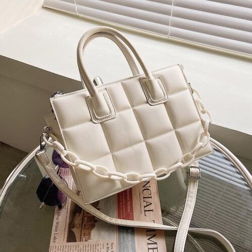 Retro Chain Handbag New Fashion High Quality PU Soft Leather Womens Designer Shoulder Messenger Bag