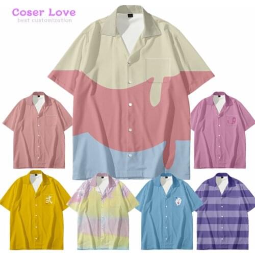 Zombie Land Saga Fran Chou Chou Minamoto Sakura Short-sleeve Shirt Everyday Cardigan Anime Cosplay Costume T-shirt Clothing