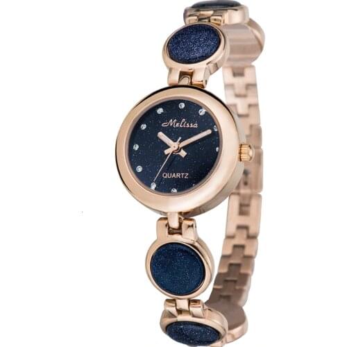 Switzerland Melissa Womens watches luxury quartz waterproof Fashion Bracelet Watches Ladies Austria Crystal Relogio Feminino