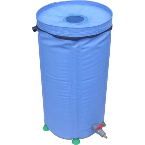 200 Liters (D50*H100cm) foldable bucket outdoor use buckets folding water tank PVC compressible water butt