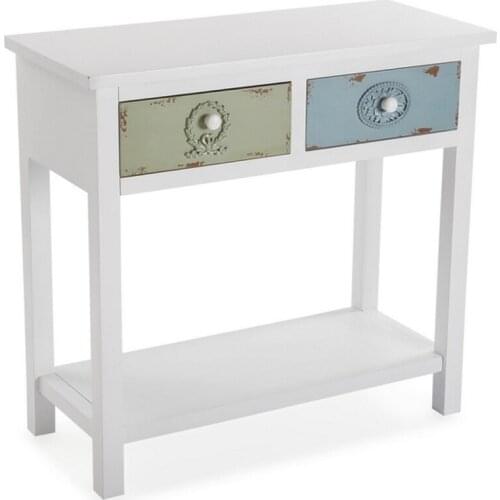 Hall Table with 2 Drawers (35 x 75,5 x 80 cm)