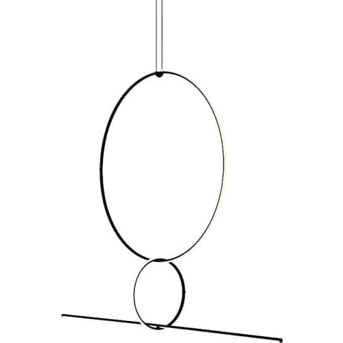 Free Combination room lamp Living Room Cafe Restaurant Hotel Bedroom Droplight Minimalist Geometric Pattern Led Pendant Lights