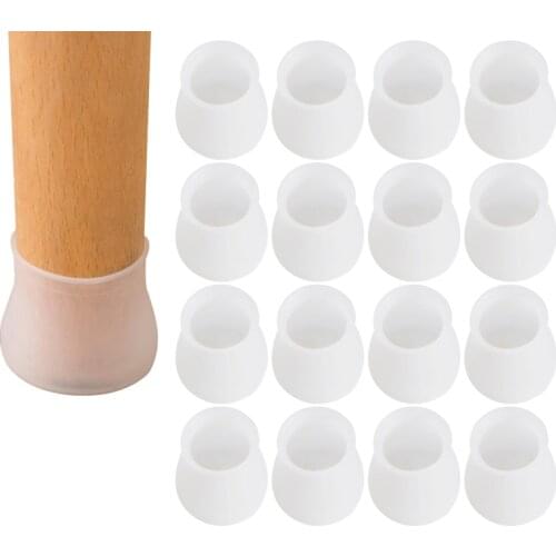 Furniture Table Chair Leg Floor Feet Cap Cover Protector Feet Pads Non-slip Table Chair Leg Caps Foot Protection Bottom Cover