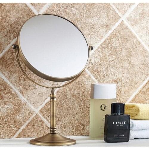 Vidric Bath Mirror Makeup Magnifier Mirrors 1:1 And 1:3 360 Rotate Double Faced Cosmetic Mirror of Bathroom Desktop Mirrors 728