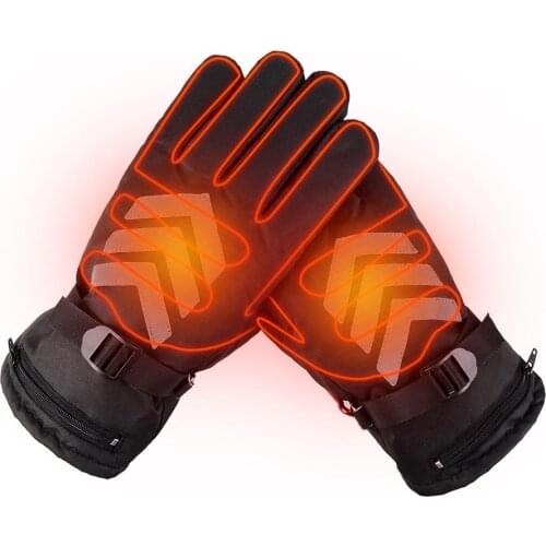 Winter Motorcycle Gloves Cycling Motorcycle Electric Heated Gloves USB Vehicles Battery Powered Motorcyclist Accessories 2020 Ho