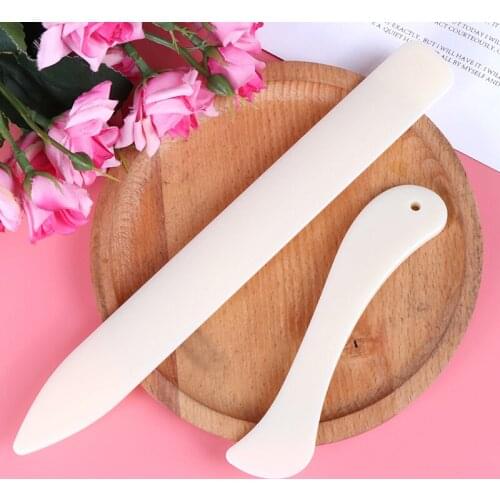 2Pcs Bone Folder Craft Tools Leather Scoring Folding Creasing Paper Accessory