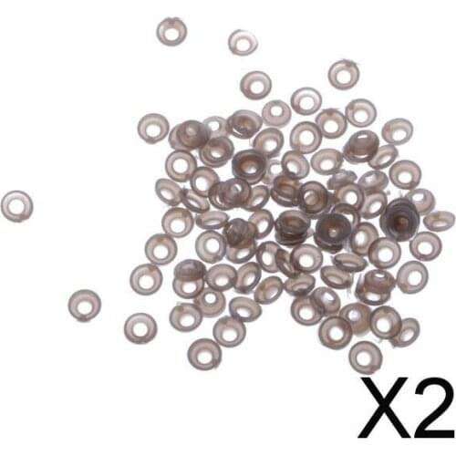 2x100 Pieces 9mm Plastic Safety Eyes Nose Washer BACKS for Bear Doll DIY Craft