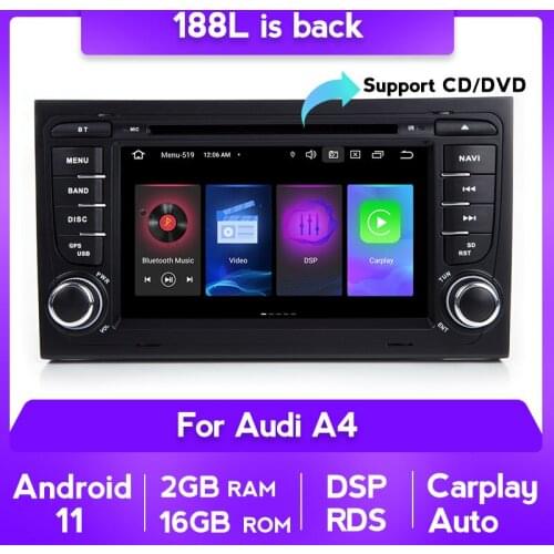 7 "DSP For Audi A4 2 3 B6 B7 2000 - 2009 S4 2002 - 2008 RS4 2005 - 2009 Car Radio Multimedia Video Player Navigation GPS Android