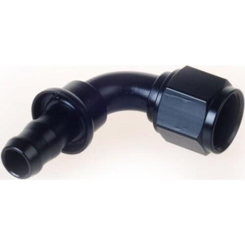 Aluminium 8AN AN8 8-AN STRAIGHT / 90 Degree SWIVEL OIL/FUEL/GAS LINE HOSE END PUSH-ON MALE FITTING