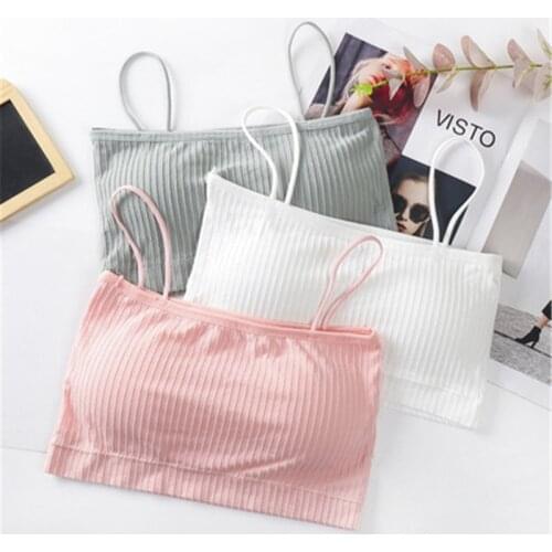 New Teen Girls Bra Girls Wrapped Chest Underwear Comfortable Puberty Teenage Training Bras Tube Top Teens Bras Lingerie